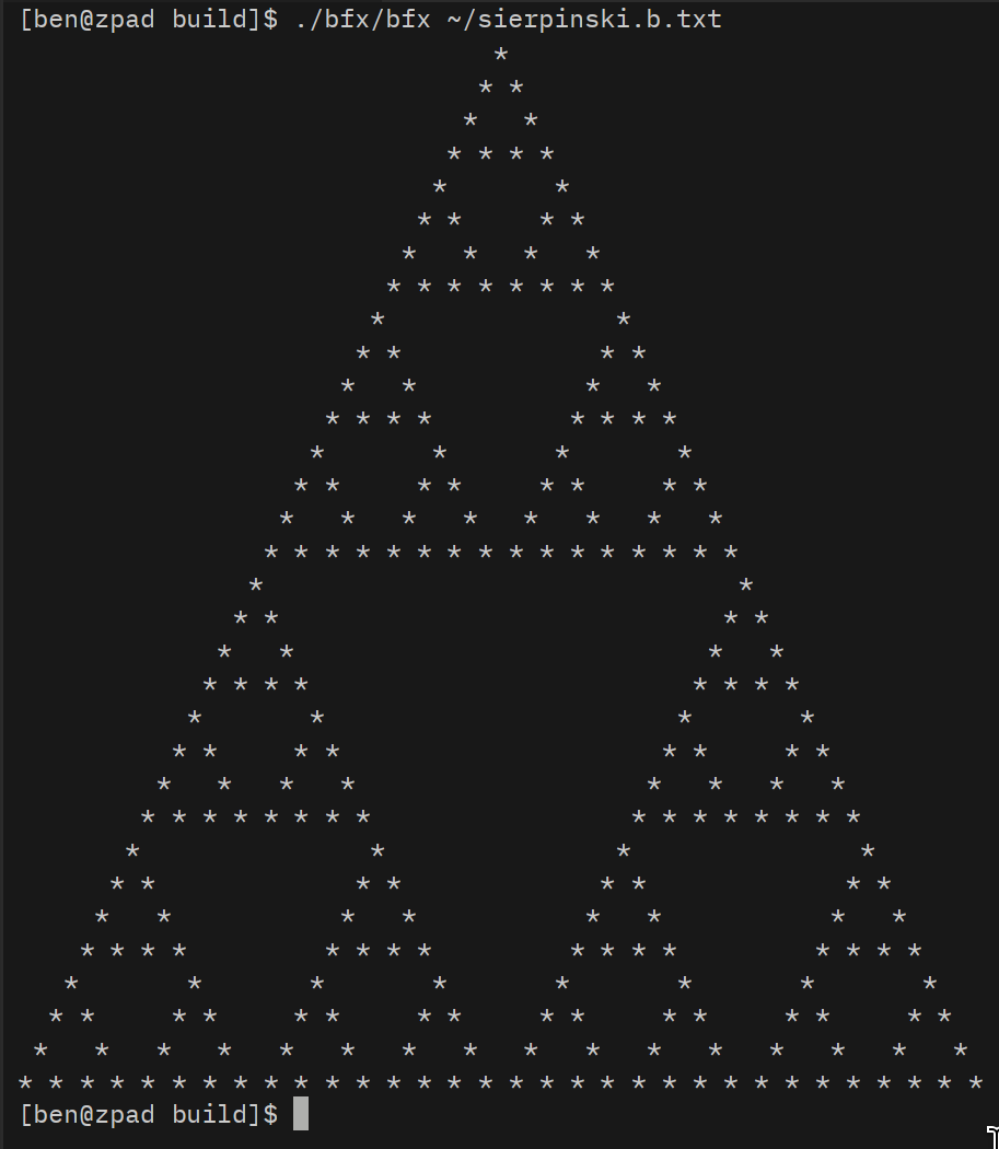 bfx sierpinski